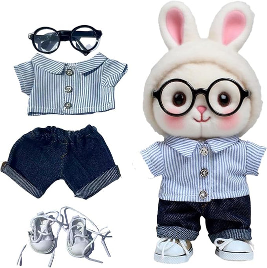 17cm Dolls Clothes - 6.7 Inches Cute Clothes Outfit & Accessories,17CM Doll of The House Accessories Outfits (Style-A)