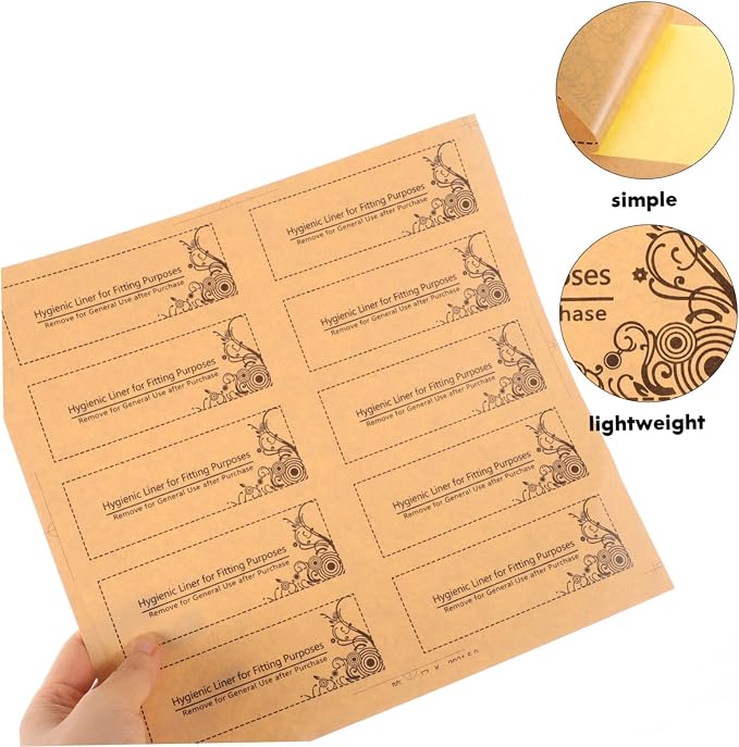 100pcs Protective Stickers for Swimwear Adhesive Panty Liners for Bikini Underwear Barrier for Swim Trunks and Lingerie