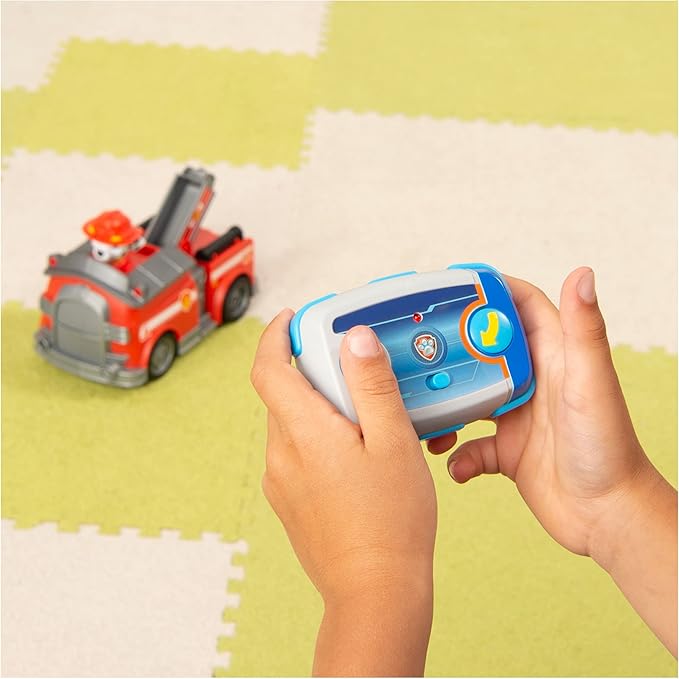 Paw Patrol, Marshall Remote Control Fire Truck with 2-Way Steering, for Kids Aged 3 and Up