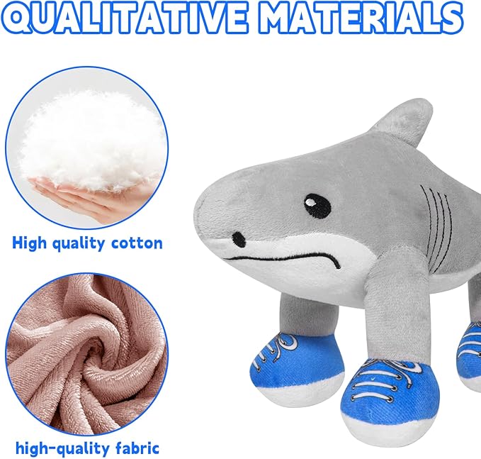 Italian Brainrot Inspired Plush Toy 13 Inches Tralalero Tralala Plush Soft Stuffed Meme Dolls for Collectors, Aesthetic Décor & Funny Gift Ideas(Upgraded from Previous 9 Inch Size)
