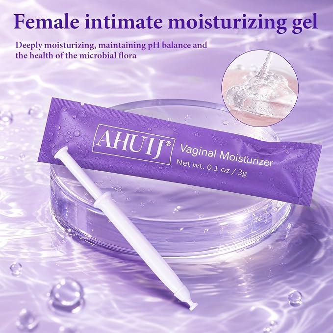 Vaginal Moisturizer | Hyaluronic Acid & Vitamin E | Pre and Post Menopausal | pH Balance for Women | Vaginal Dryness Relief and Long Lasting Wetness (1Box x 12pcs)