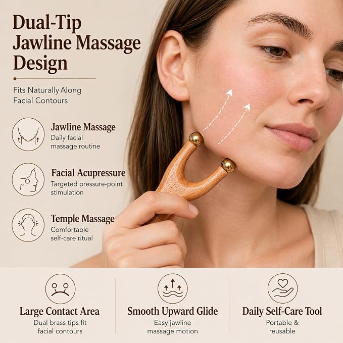 Scarab Acupressure Tool & TMJ Pen Set, TMJ Relief Products Jaw, Facial Acupressure Massage Tools for Jaw Tension Relief, Trigger Point Massage, Facial Fascia Release & Pressure Point