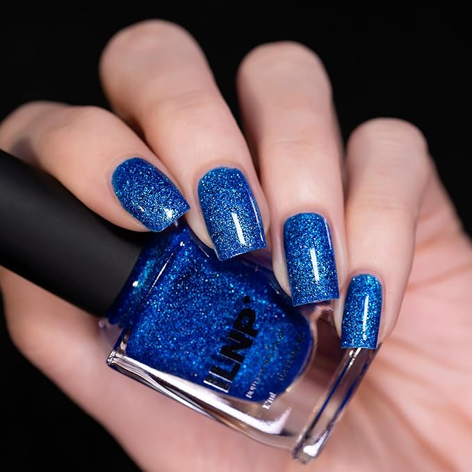 ILNP Deep Dive - Lively Cobalt Blue Holographic Nail Polish
