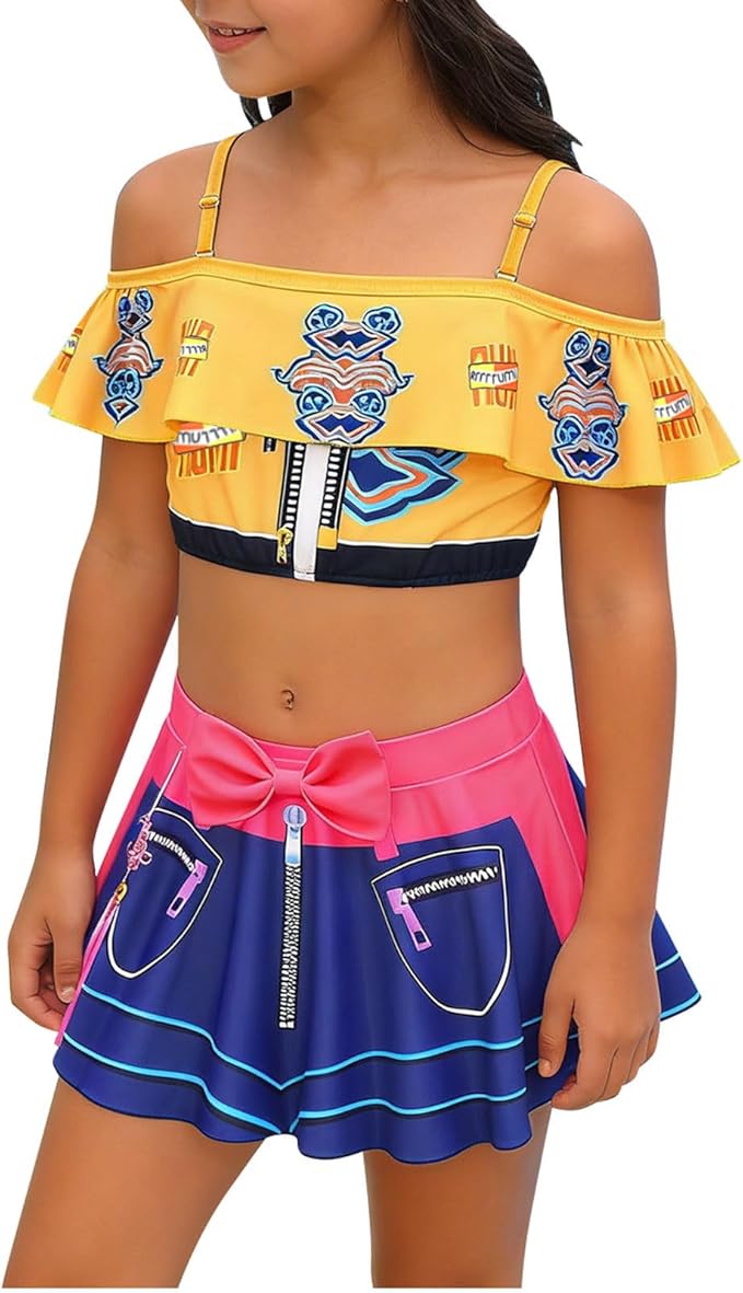 Swimsuits for Girls Merch Costume Swimwear for Kids Bathing Suits