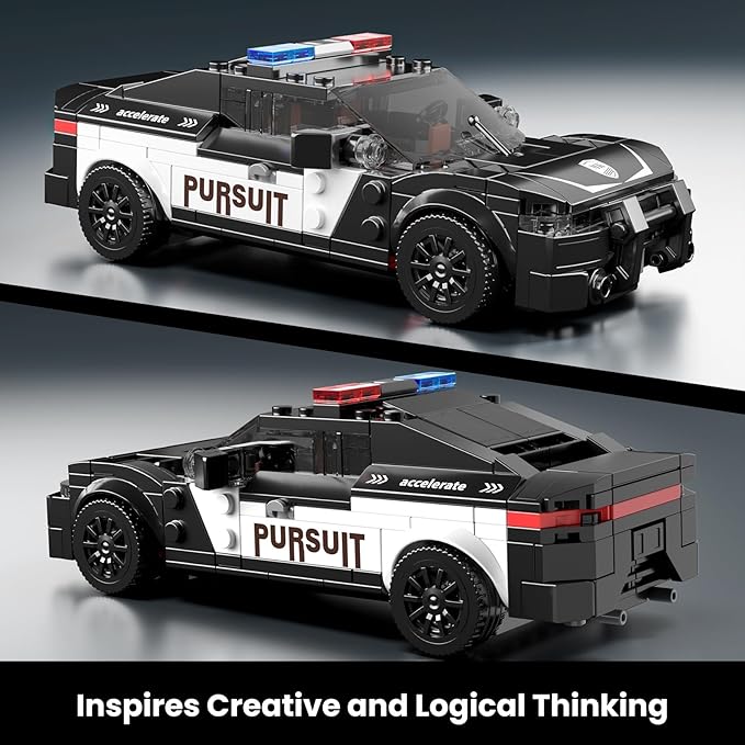 Mould King Speed Champion Hellcat Car Building Kits, MOC Racing Car Toys Model, Vehicle Blocks Set Suitable for Boys to Build, House Decoration Gifts for Kids and Adults 27098 (443Pcs)