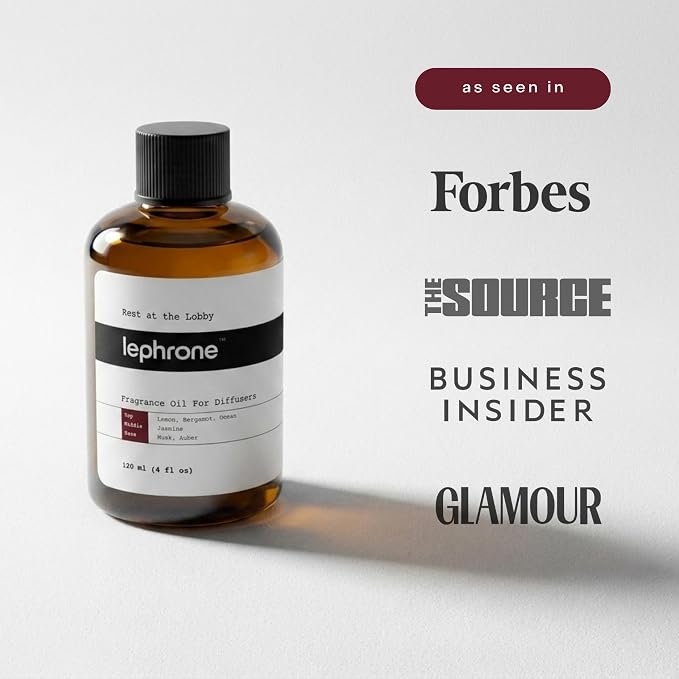 Essential Oil for Waterless Diffusers, Premium Aroma Oil for Home Scenting, Fragrance Oils for Cold Air and Ultrasonic, Pure, Hotel Luxury, Aromatherapy 3 fl oz (Rest at the Lobby)