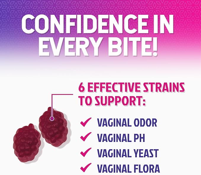 Probiotics for Women Gummies with Cranberry - 6 Premium Strains for PH Balance - Women Probiotics for Digestive Health, Vaginal & Immune Support, Women's Probiotic Feminine Health Gummy - 120 Gummies