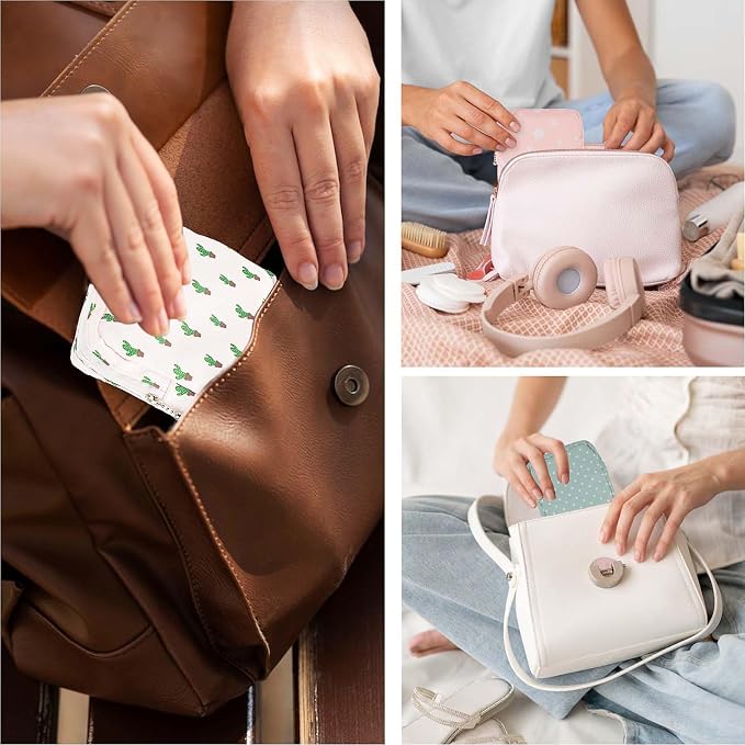 3 PCS Sanitary Pad Storage Bag Portable Period Bag for Pads/Sanitary Napkins/Tampons, Sanitary Napkin Storage Bags First Period Gifts for Daily Hygiene Bags Travel Containers