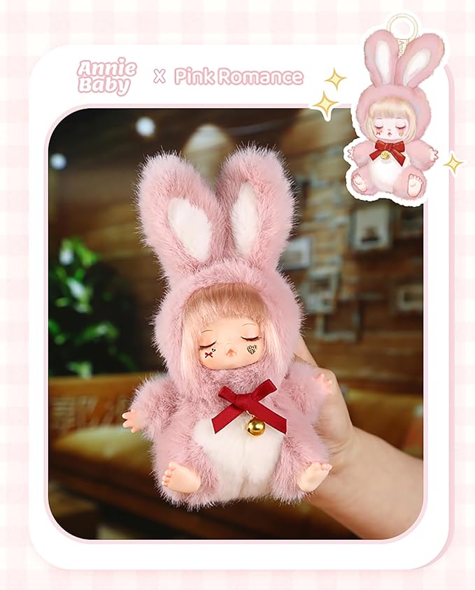 Annie Baby Plush Doll Blind Box Figure 1PCS, Love Descends Series Plush Blind Box, Cute Figures Mystery Box Collectible Toys Cute Keychain Holiday Birthday Gifts.
