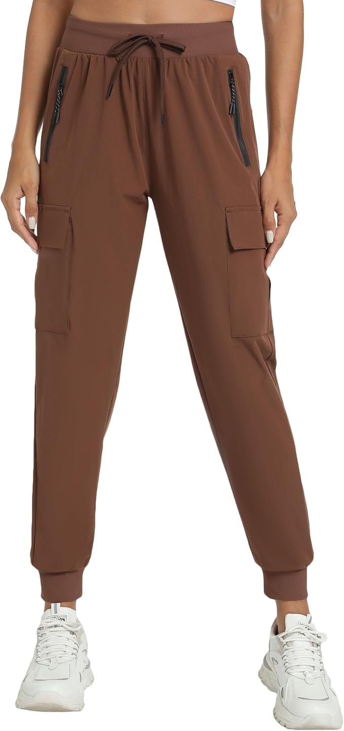 Women's Joggers Cargo Pants Lightweight Quick Dry Hiking Running Pants for Athletic Casual & Outdoor