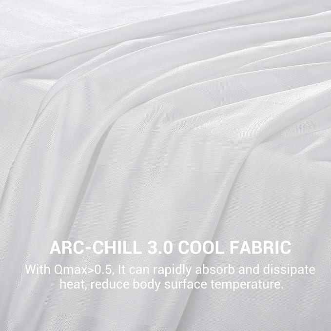 Elegear Revolutionary Cooling Throw Blanket, Absorbs Heat to Keep Body Cool for Night Sweats, Double Sided Arc-Chill3.0 Cool Fiber Q-Max>0.5, Lightweight Summer Cold Blankets Sleeping 51" x 67" | Q-Max>0.5 Cooling Fabric, Absorbs Heat to Keep Body Cool...