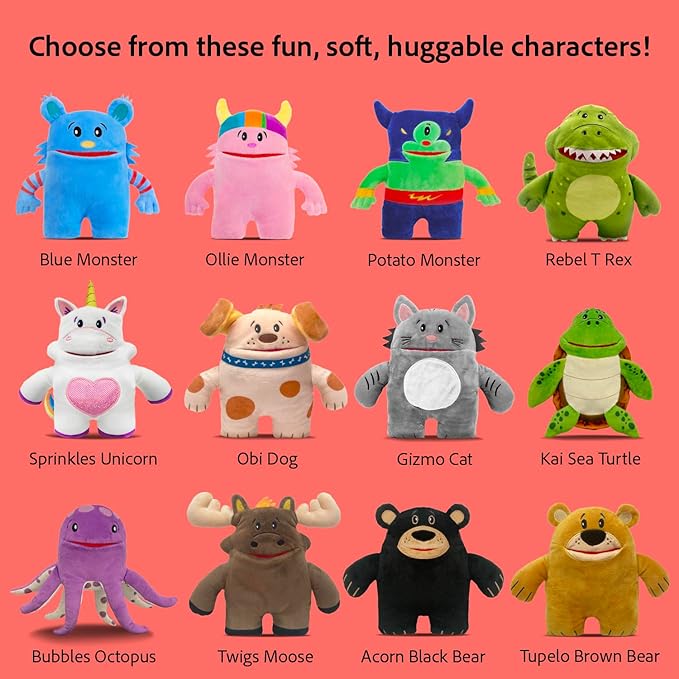 The Tooth Brigade Tooth Fairy Pillow | Stuffed Plush with Large Pocket Mouth for Lost Teeth, Treasures, Prizes - Fun and Interactive Plush, Perfect Kids, Boys, & Girls Gift (Bubbles Octopus)