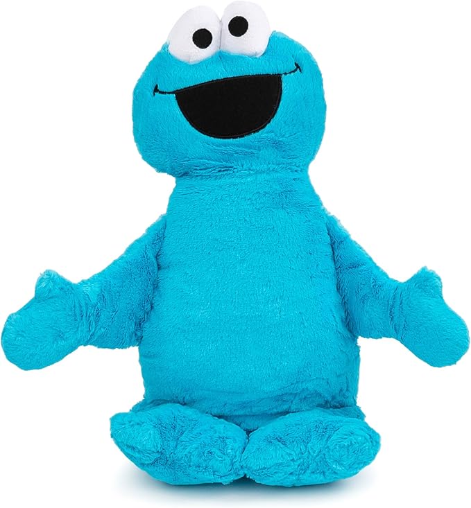 Jay Franco Sesame Street Plush Stuffed Cookie Monster Large Pillow Buddy - Super Soft Polyester Microfiber, 22 inch (Official Sesame Street Product)