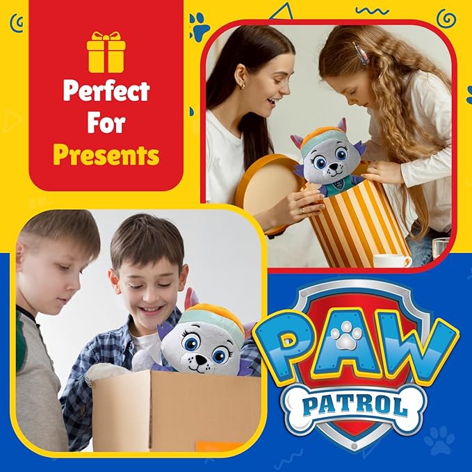 Ty - Paw Patrol Collection, Everest, All The Heroes of The Puppy Team in Floppy Version, Soft Plush to Collect, Gift Idea for Young and Old - 20 cm - T44015