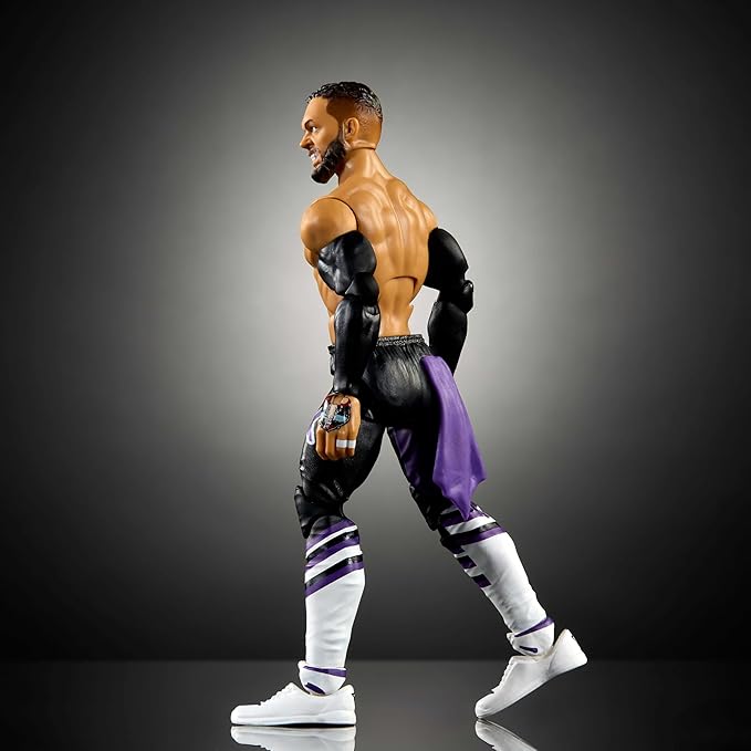 Mattel WWE Elite Action Figure & Accessories, 6-inch Collectible Finn Balor with 25 Articulation Points, Life-Like Look & Swappable Hands