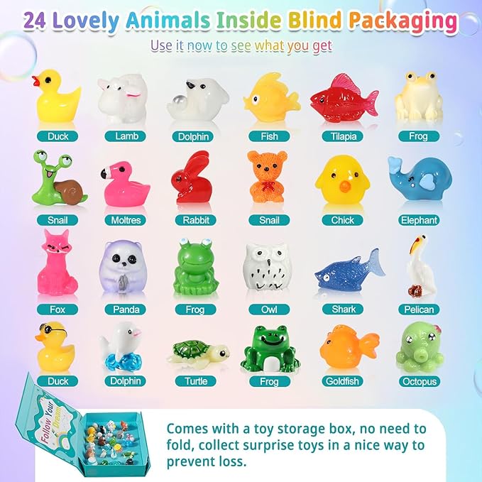 Bath Bombs for Kids with Surprise Inside, 24 Pack Kid Bath Bombs Gift Set, Easter Valentines Day Gifts for Kids Bubble Fizzy for Girls Boys with Toys Inside, Easter Basket Stuffers