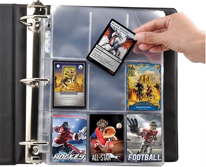 Ultra Pro 9-Pocket Silver Series Page Protector for Standard Size Cards (50ct)