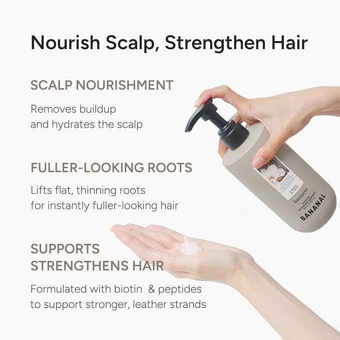 Rice Water Protein Shampoo for Hair Growth & Thinning Hair – Biotin, Niacinamide, Salicylic Acid & 5 Peptides – Korean Volumizing Hair Care – Sulfate, Paraben & Silicone Free – 16.9 fl oz