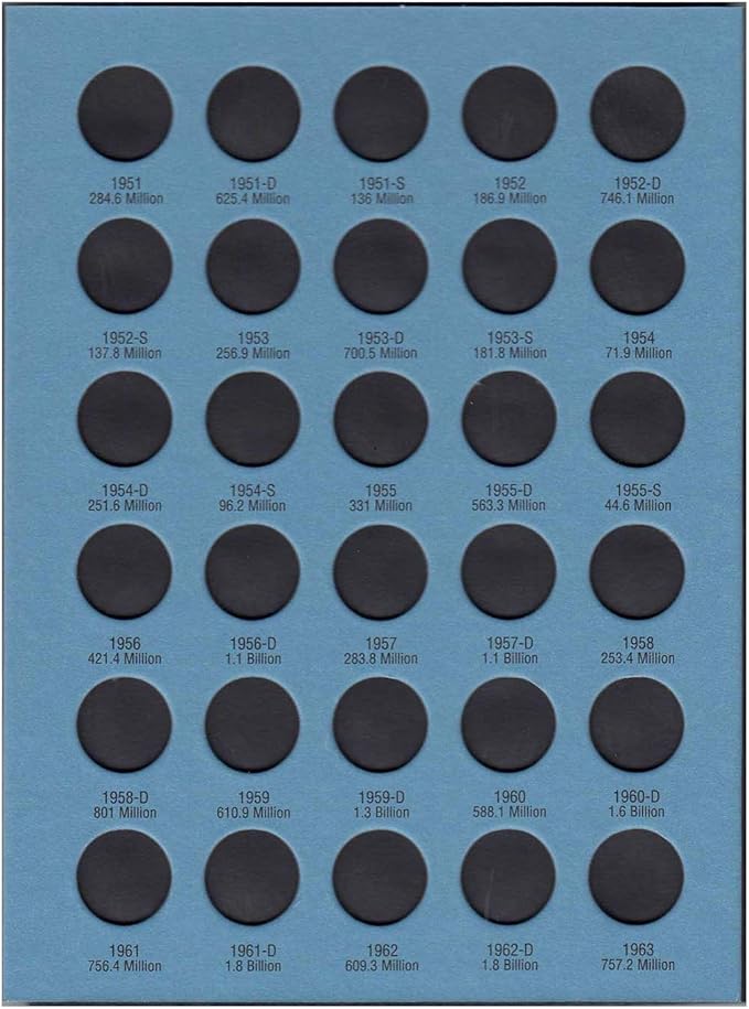 Whitman US Lincoln Cent Coin Folder Volume 2 1941 - 1974 #9030