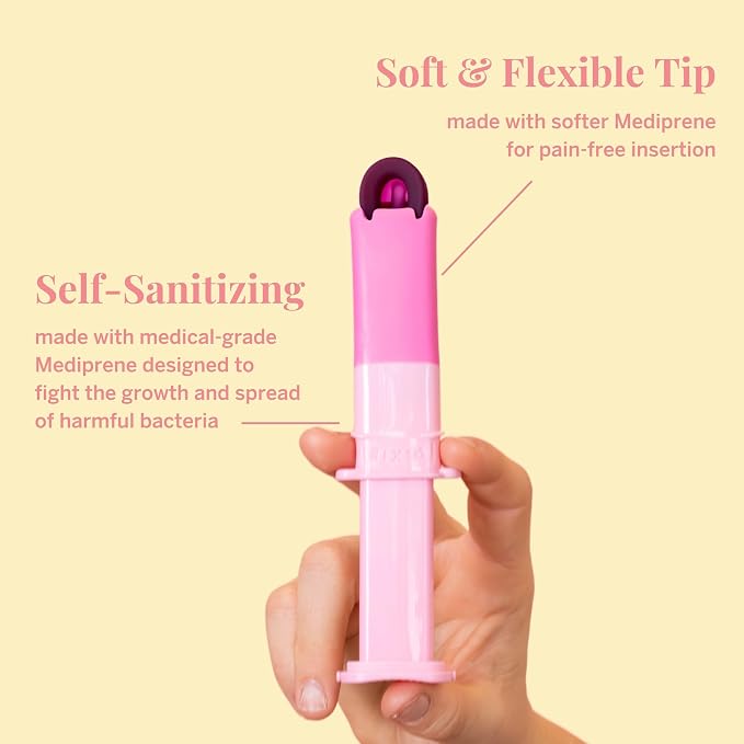 Pixie Menstrual Disc Applicator for Feminine Care - Inserts Like A Tampon - Every Woman Can Now Use Period Discs - Perfect for Long Nails - Self Sanitizer TPE Properties (Disc Applicator)