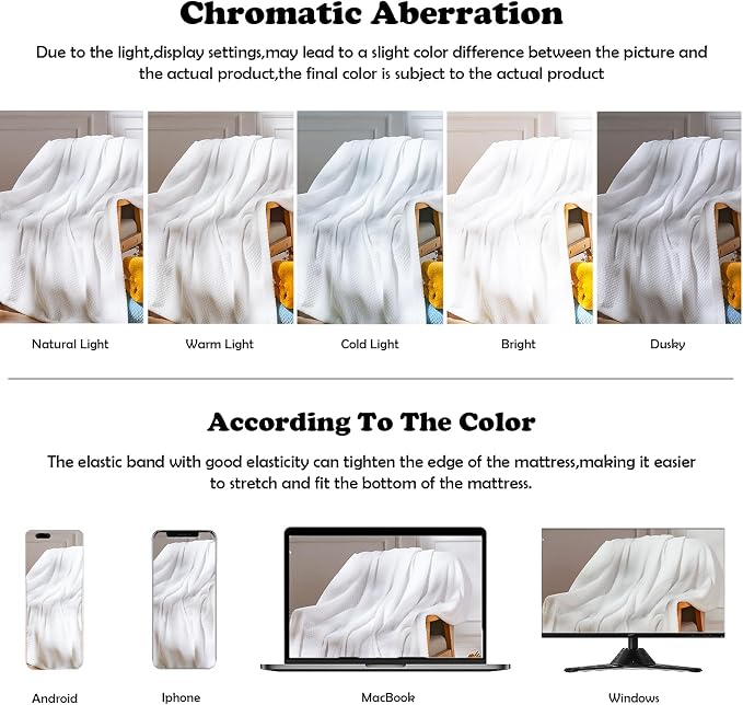 NEWCOSPLAY Fleece Leaves Pattern King Blanket, White, 90"x110" | Super Soft Throw Blanket, Lightweight Cozy Bed Sofa Blanket, Premium Silky Flannel Fleece, Travel Blanket for All Season Use