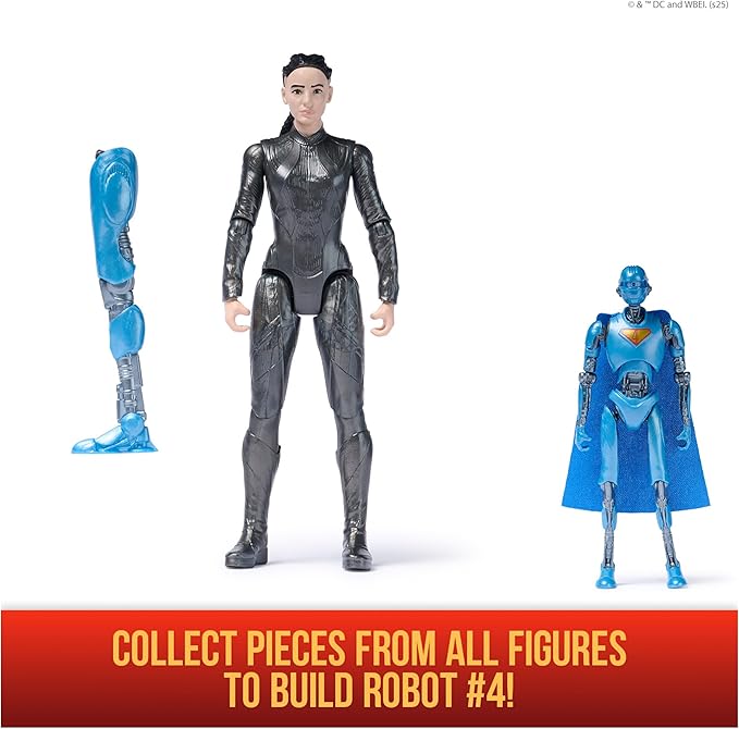DC Comics, Superman, The Engineer, 6-Inch Action Figure, Authentic Superman Movie Styling, Super Heroes Kids Toys for Boys and Girls Ages 4 and Up