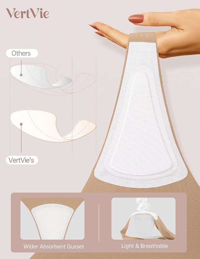 Vertvie Seamless Thongs for Women No Show Thong Panty Liners Invisible Workout Panties Sexy Breathable G-String Underwear