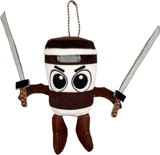 Zenitsu Cappuccino Assassino Plush Italian Brainrot Expressive Doll Funny & Unique Gift for Boys and Girls, Creative Home Décor Plush Toy for Christmas, Birthday (tp-g)