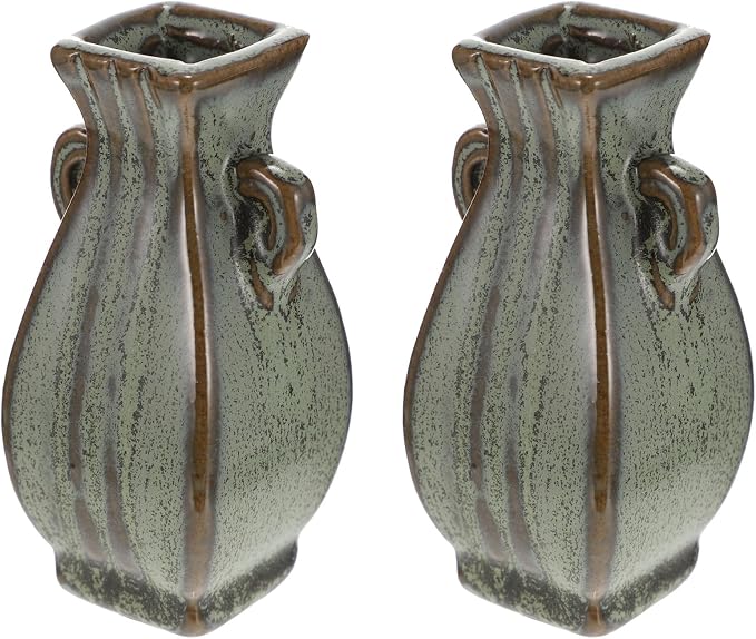 Ceramic Vase Set and Plant Container House Decor Farmhouse Style Modern Decorative
