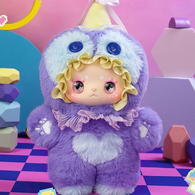 CALEMBOU Plush Blind Box, Kawaii Emma Flavor Twist Series Stuffed Blind Box Doll, Kawaii Mystery Vinyl Plush Toys Collectible for Birthday Gift