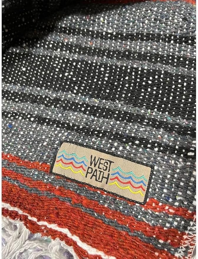 Open Road Goods Bulk Falsa Blankets - Handwoven Authentic Mexican Falsa - Great for Weddings, Yoga, Beach, Picnics, or Mexican Throw! (Rust, 7 Pack)