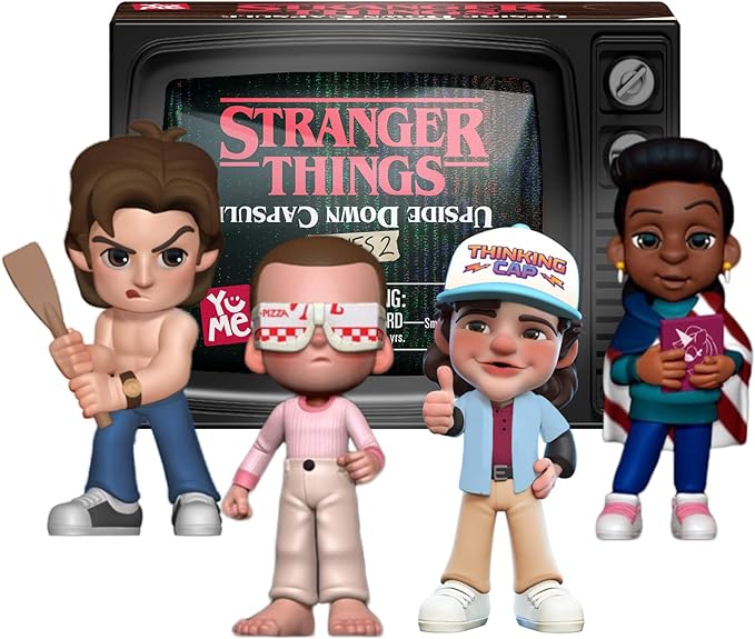 YuMe Stranger Things Action Figures Blind Box (2 Pack) - Series 2 Inspired Official Figurines, Collectible Figures Blind Box for Fans & Kids - Ideal Gift for Birthdays, Holidays & Collectors