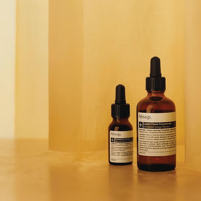Aesop Exalted Eye Serum - Potent, Lightweight Serum with Vitamins B, C, and E for Hydrated, Replenished Eyes - (15 mL)