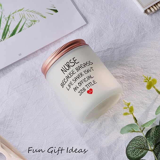 Nurse Gifts for Women - Cool Gifts for Nurses Female Christmas Appreciation Birthday Graduation Retirement RN LPN Nurses Week Gift Candle