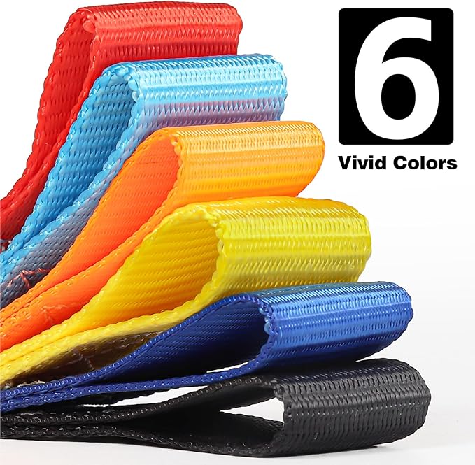 TOPNEW Climbing Net for Kids Outdoor, Ninja Cargo Net Rope Ladder Net for Ninja Slackline, Jungle Gyms, Swing Set, Playground Netting, Multi-Color