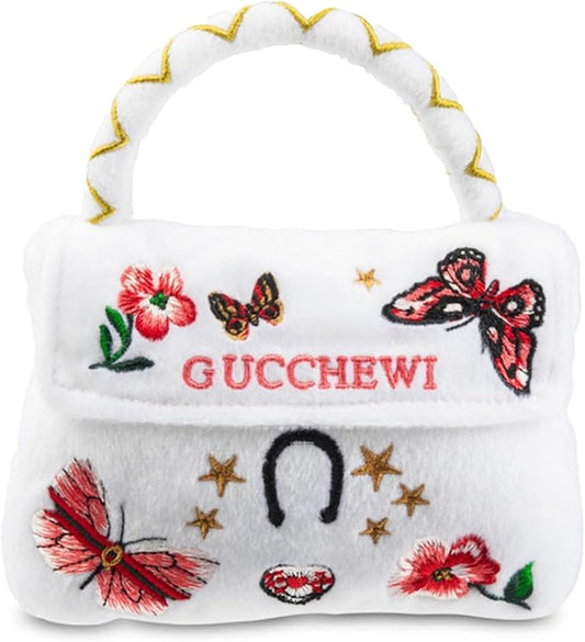 Dog Diggin Designs Runway Pup Collection | Unique Squeaky Parody Plush Dog Toys – Haute Couture Purses & Handbags