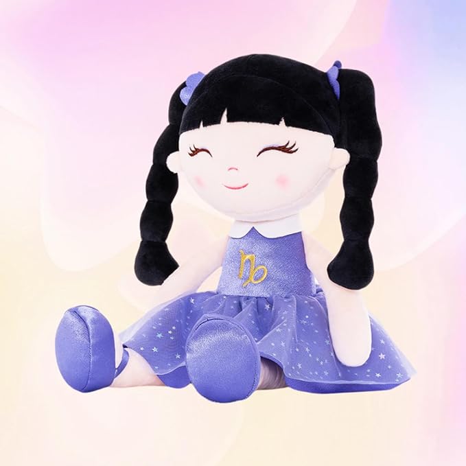 Baby Girl Gifts Plush Dolls Constellations Zodiac Doll Birthday Gift 17 inches Capricorni