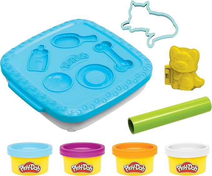 Play-Doh Create ‘n Go Pets Playset Bulk Spring Colors 12-Pack Bundle
