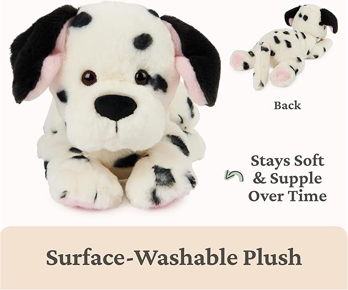 GUND Checkers Dalmatian Puppy Plush, Stuffed Animal Dog for Ages 1 and Up, White/Black, 14”