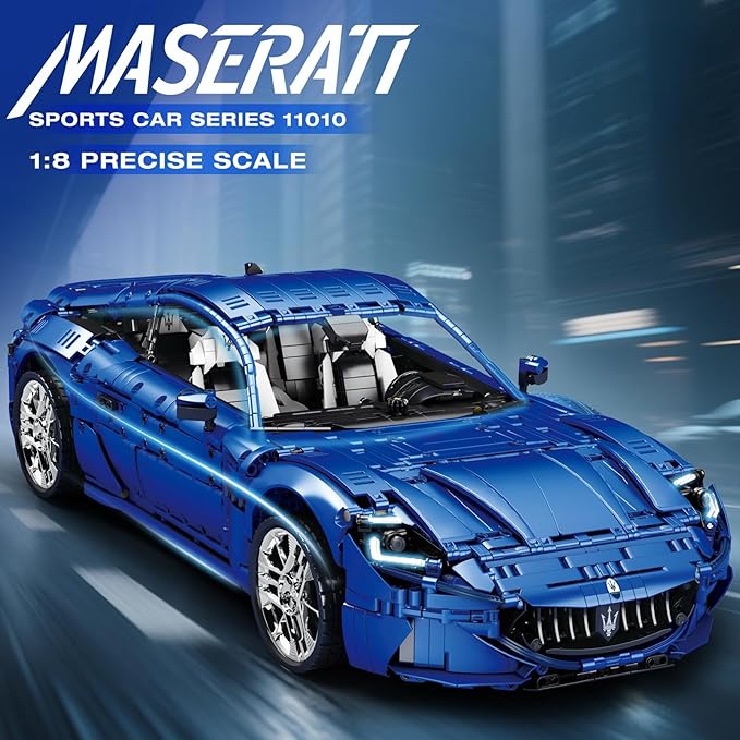 Sports Car Building Blocks Set for Adults, 1:8 Vehicle Racing Car Toy Model Building Kit for Kids, 11010, Creative Gifts for Boys Girls Adults 14+ (5480PCS)