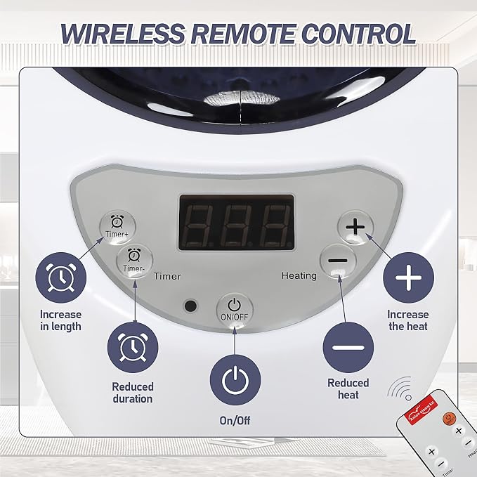Protabe Sauna Steamer, 2.6L Portable Sauna Steam Generator, Sauna Steamer Pot with Remote Control