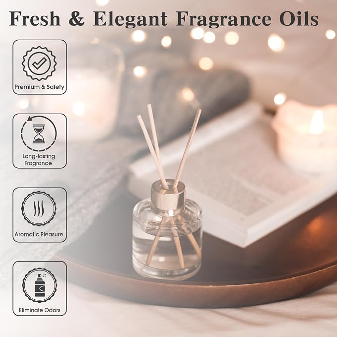 PHATOIL Orchid Dreamscape Fragrance Oils for Aromatherapy, 3.38FL.OZ Diffuser Oils for Home, Perfect for Aromatherapy, Humidifiers, Yoga, DIY Candle and Soap Making - 100ml