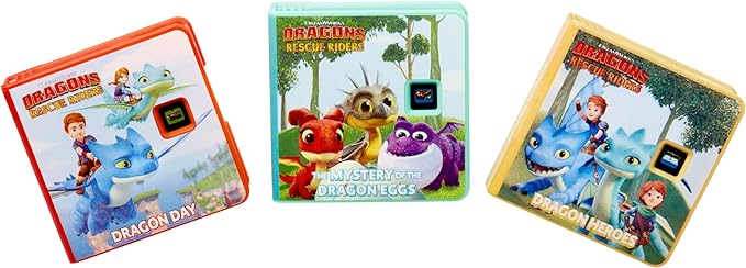 Little Tikes Story Dream Machine DreamWorks Dragons Rescue Riders Collection, Storytime, Books, Audio Play Character, Gift and Toy for Toddlers and Kids Girls Boys Ages 3+ Years