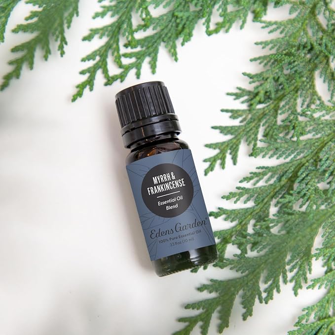 Edens Garden Myrrh & Frankincense Essential Oil Blend- 100% Pure Premium Grade, Undiluted, Natural, Therapeutic, Aromatherapy, The Best for Skin, Face, Kid Safe 30 ml (1 fl oz)