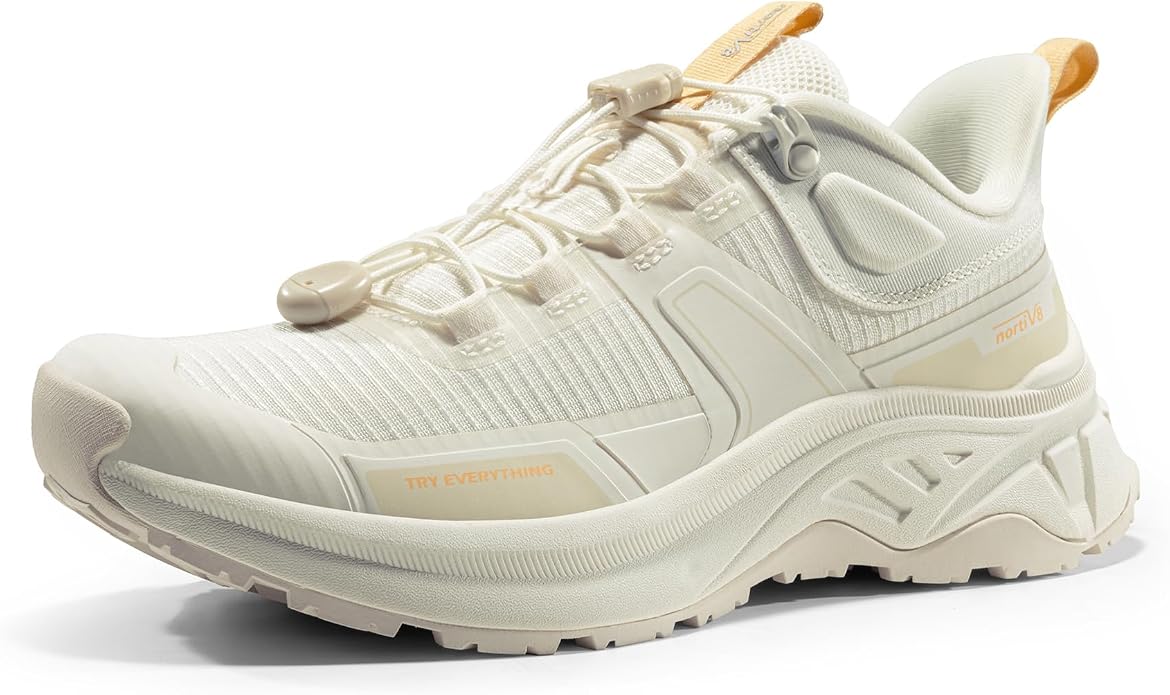 NORTIV 8 Women's Lightweight Hiking Shoes Quick Lace | Outdoor Fashion Sneakers For Hiking Walking Travel And Daily Wear With Quick Lace Design Lightweight Comfort Gladiator