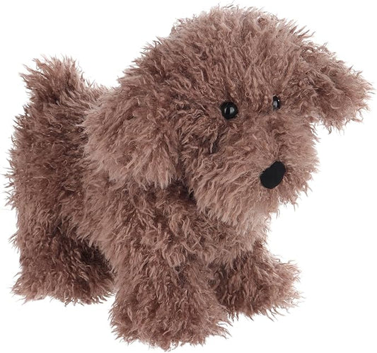 Apricot Lamb Toys Plush Dark Brown Poodle Dog Puppy Stuffed Animal Soft Cuddly Perfect for Child 8.3 Inches