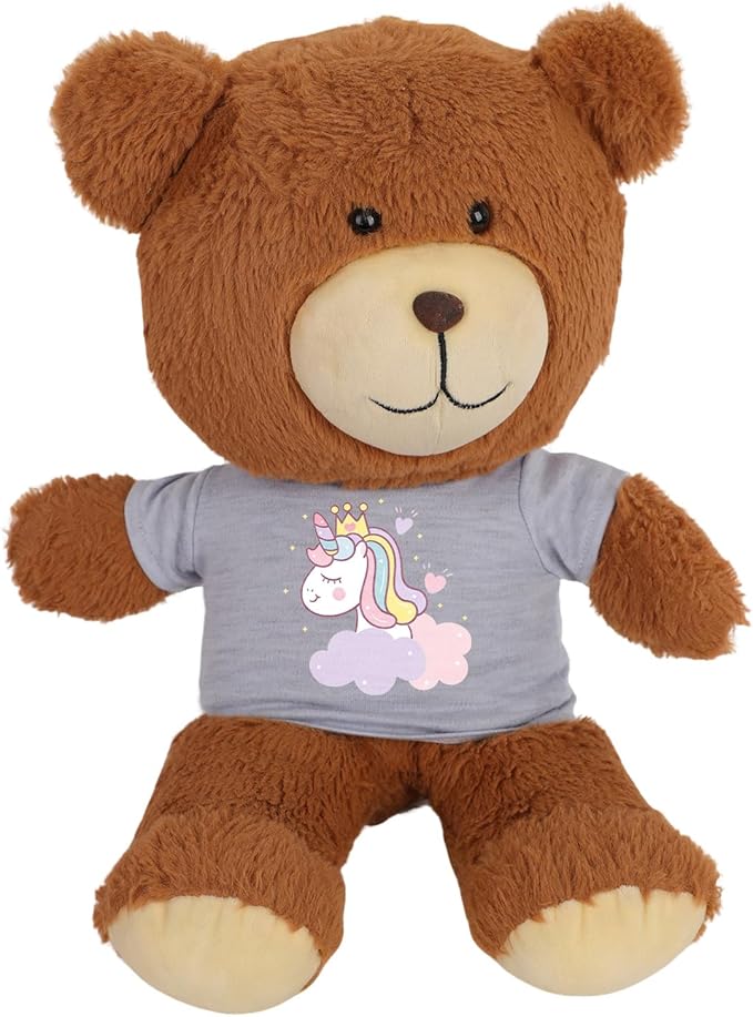 8 - Pack Gray Blank T - Shirts for 17 - 18 Inch Bears | Thick DIY Stuffed Animal Canvas Clothes (Gray)