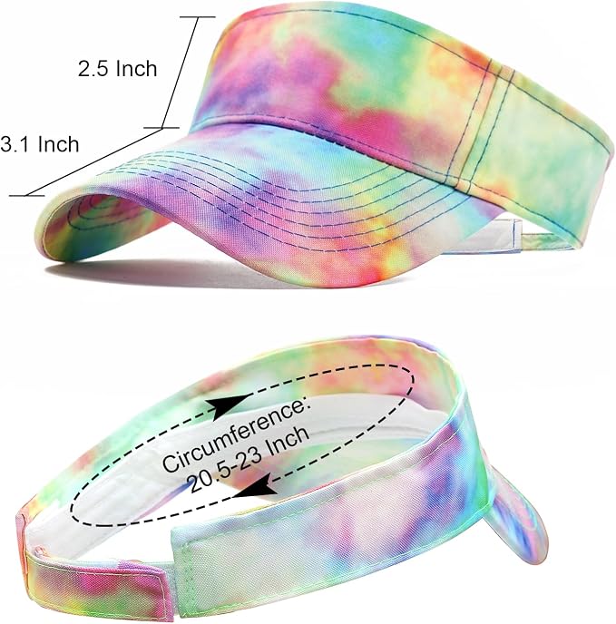 ANDICEQY Sports Sun Visor Hat, Sun Hat Visors for Women and Men for Outdoor | Adjustable Sun Visor Hats, Lightweight & Breathable, Cotton, Ideal for Running, Tennis, Golf, Outdoor Sports and Beach