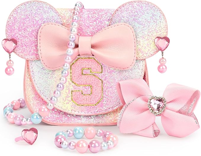 mibasies Toddler Purse Gifts for Girls: 3 Year Old Girl Gifts, Mouse Toys Purse Set