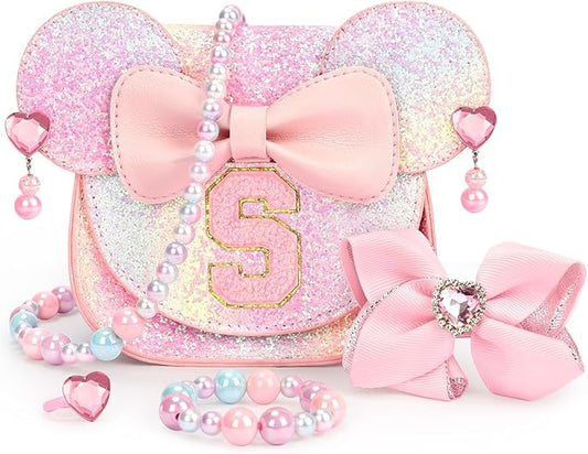mibasies Toddler Purse Gifts for Girls: 3 Year Old Girl Gifts, Mouse Toys Purse Set